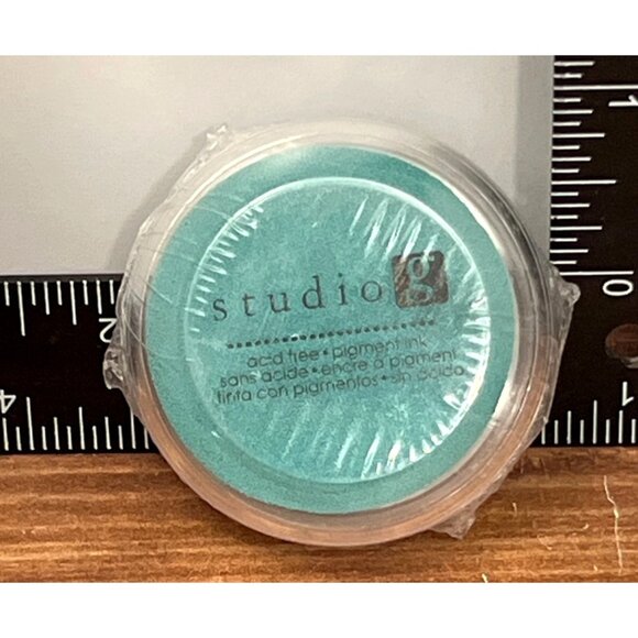 Studio G Acid-Free Pigment Ink Pad Turquoise VP0027 1083354 HAMPTON ART - Picture 1 of 3